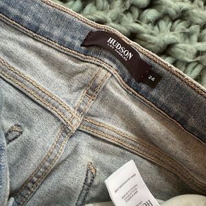 Distressed Hudson Jeans- light wash